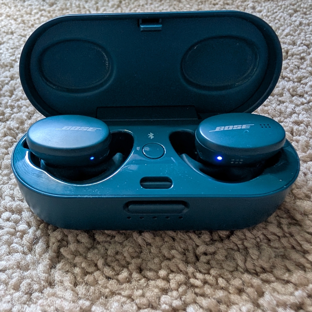 Bose Wireless Earbuds in Blue
